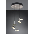 GUANO 334430507 LED Κρεμαστό Φωτιστικό TRIO LIGHTING νίκελ πεντάφωτο