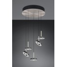 GUANO 334430507 LED Κρεμαστό Φωτιστικό TRIO LIGHTING νίκελ πεντάφωτο
