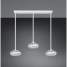 TARSIA 337810331 LED Κρεμαστό Φωτιστικό TRIO LIGHTING λευκό τρίφωτο