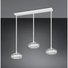 TARSIA 337810331 LED Κρεμαστό Φωτιστικό TRIO LIGHTING λευκό τρίφωτο