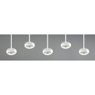 TARSIA 337810531 LED Κρεμαστό Φωτιστικό TRIO LIGHTING λευκό πεντάφωτο
