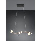 NAPOLI 337910232 LED Κρεμαστό Φωτιστικό TRIO LIGHTING μαύρο