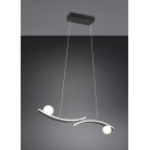 NAPOLI 337910232 LED Κρεμαστό Φωτιστικό TRIO LIGHTING μαύρο