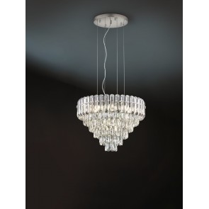 MALIZIA 367601206 Κρεμαστό Φωτιστικό TRIO LIGHTING χρωμέ πολυέλαιος