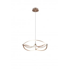 CHARIVARI 321210108 φωτιστικό κρεμαστό LED TRIO LIGHTING ορείχαλκος ματ