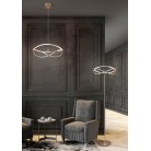 CHARIVARI 321210108 φωτιστικό κρεμαστό LED TRIO LIGHTING ορείχαλκος ματ