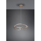 CHARIVARI 321210108 φωτιστικό κρεμαστό LED TRIO LIGHTING ορείχαλκος ματ