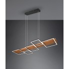 HARPER 322910532 φωτιστικό κρεμαστό LED TRIO LIGHTING μαύρο ματ