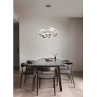 NURIA 326210107 φωτιστικό κρεμαστό LED TRIO LIGHTING νίκελ ματ