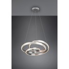 NURIA 326210107 φωτιστικό κρεμαστό LED TRIO LIGHTING νίκελ ματ