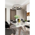 NURIA 326210132 φωτιστικό κρεμαστό LED TRIO LIGHTING μαύρο ματ