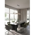 BLAZE 341210305 φωτιστικό κρεμαστό LED TRIO LIGHTING βουρτσισμένο αλουμίνιο