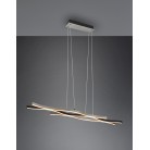 BLAZE 341210305 φωτιστικό κρεμαστό LED TRIO LIGHTING βουρτσισμένο αλουμίνιο