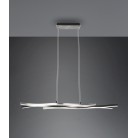 BLAZE 341210305 φωτιστικό κρεμαστό LED TRIO LIGHTING βουρτσισμένο αλουμίνιο