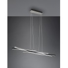 BLAZE 341210305 φωτιστικό κρεμαστό LED TRIO LIGHTING βουρτσισμένο αλουμίνιο