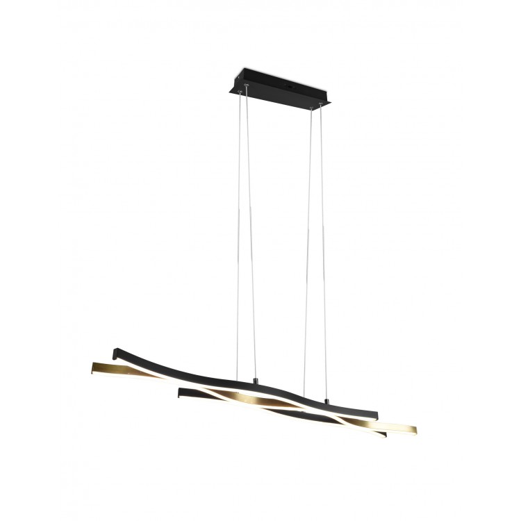BLAZE 341210308 φωτιστικό κρεμαστό LED TRIO LIGHTING ορείχαλκος ματ