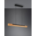 KERALA 341610132 φωτιστικό κρεμαστό LED TRIO LIGHTING μαύρο ματ