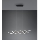 SEQUENCE 341810205 φωτιστικό κρεμαστό LED TRIO LIGHTING βουρτσισμένο αλουμίνιο