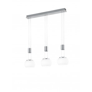 MADISON 342010307 φωτιστικό κρεμαστό LED TRIO LIGHTING νίκελ ματ