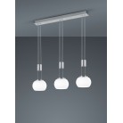 MADISON 342010307 φωτιστικό κρεμαστό LED TRIO LIGHTING νίκελ ματ