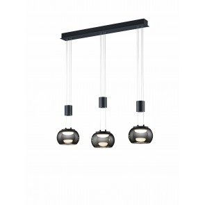 MADISON 342010332 φωτιστικό κρεμαστό LED TRIO LIGHTING μαύρο ματ