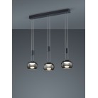 MADISON 342010332 φωτιστικό κρεμαστό LED TRIO LIGHTING μαύρο ματ