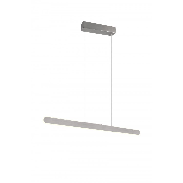 HELIOS 343310105 φωτιστικό κρεμαστό LED TRIO LIGHTING βουρτσισμένο αλουμίνιο