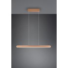 HELIOS 343310165 φωτιστικό κρεμαστό LED TRIO LIGHTING καφέ