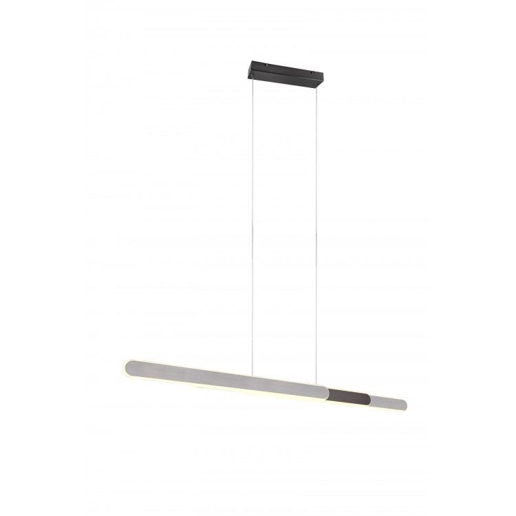 HELIOS 343310305 φωτιστικό κρεμαστό LED TRIO LIGHTING βουρτσισμένο αλουμίνιο