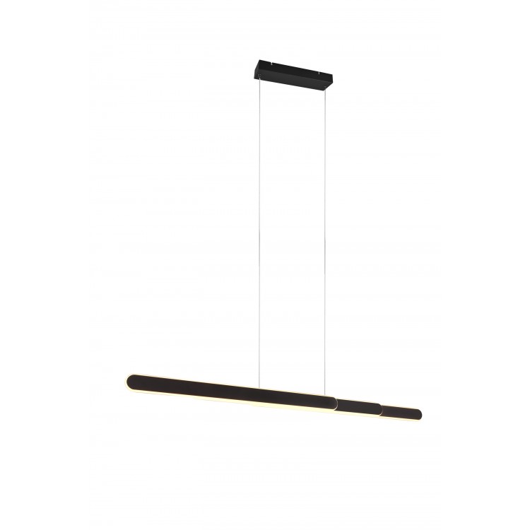 HELIOS 343310332 φωτιστικό κρεμαστό LED TRIO LIGHTING μαύρο ματ