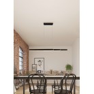 HELIOS 343310332 φωτιστικό κρεμαστό LED TRIO LIGHTING μαύρο ματ