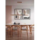 HELIOS 343310365 φωτιστικό κρεμαστό LED TRIO LIGHTING καφέ