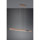 HELIOS 343310365 φωτιστικό κρεμαστό LED TRIO LIGHTING καφέ