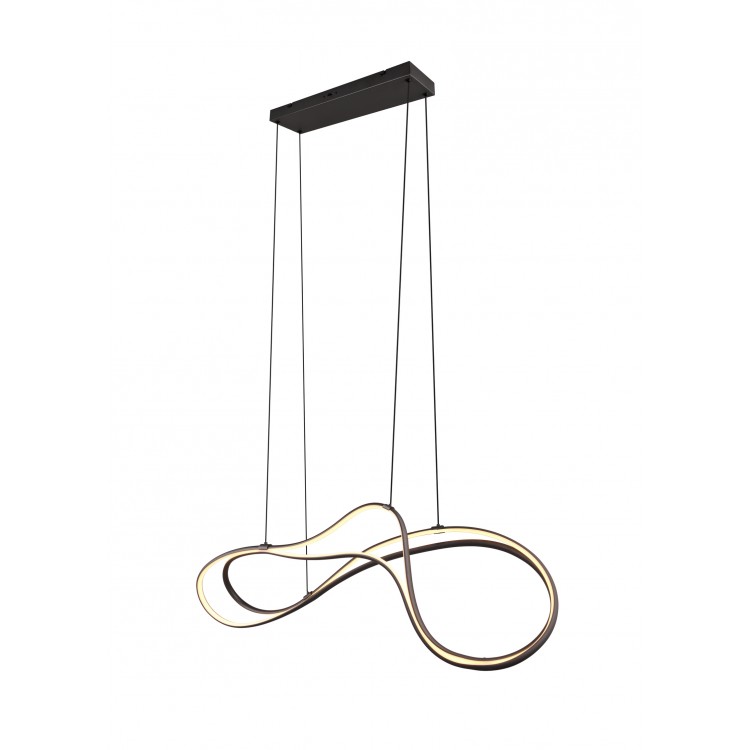NALA 344310132 φωτιστικό κρεμαστό LED TRIO LIGHTING -TRIO SELECT μαύρο ματ