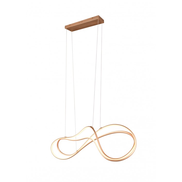 NALA 344310179 φωτιστικό κρεμαστό LED TRIO LIGHTING -TRIO SELECT χρυσό