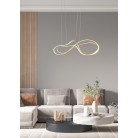 NALA 344310179 φωτιστικό κρεμαστό LED TRIO LIGHTING -TRIO SELECT χρυσό