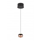 ORBIT 344410132 φωτιστικό κρεμαστό LED TRIO LIGHTING -TRIO SELECT μαύρο ματ
