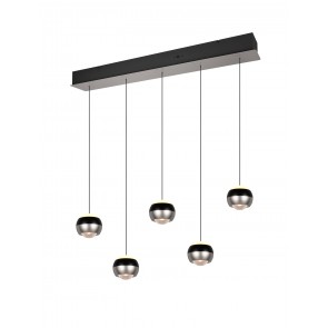 ORBIT 344410507 φωτιστικό κρεμαστό LED TRIO LIGHTING -TRIO SELECT νίκελ ματ