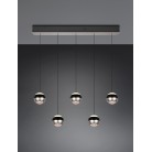 ORBIT 344410507 φωτιστικό κρεμαστό LED TRIO LIGHTING -TRIO SELECT νίκελ ματ