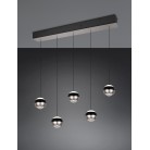 ORBIT 344410507 φωτιστικό κρεμαστό LED TRIO LIGHTING -TRIO SELECT νίκελ ματ