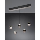 ORBIT 344410507 φωτιστικό κρεμαστό LED TRIO LIGHTING -TRIO SELECT νίκελ ματ