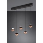 ORBIT 344410532 φωτιστικό κρεμαστό LED TRIO LIGHTING -TRIO SELECT μαύρο ματ