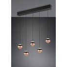 ORBIT 344410532 φωτιστικό κρεμαστό LED TRIO LIGHTING -TRIO SELECT μαύρο ματ