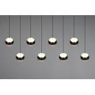 ORBIT 344410807 φωτιστικό κρεμαστό LED TRIO LIGHTING -TRIO SELECT νίκελ ματ