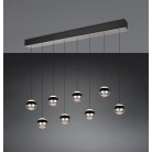 ORBIT 344410807 φωτιστικό κρεμαστό LED TRIO LIGHTING -TRIO SELECT νίκελ ματ