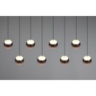 ORBIT 344410832 φωτιστικό κρεμαστό LED TRIO LIGHTING -TRIO SELECT μαύρο ματ