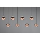 ORBIT 344410832 φωτιστικό κρεμαστό LED TRIO LIGHTING -TRIO SELECT μαύρο ματ