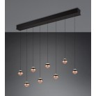 ORBIT 344410832 φωτιστικό κρεμαστό LED TRIO LIGHTING -TRIO SELECT μαύρο ματ