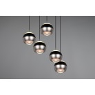 ORBIT 344430507 φωτιστικό κρεμαστό LED TRIO LIGHTING -TRIO SELECT νίκελ ματ
