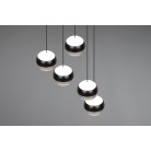 ORBIT 344430507 φωτιστικό κρεμαστό LED TRIO LIGHTING -TRIO SELECT νίκελ ματ